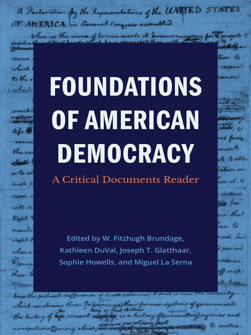 Cover image for Foundations of American Democracy